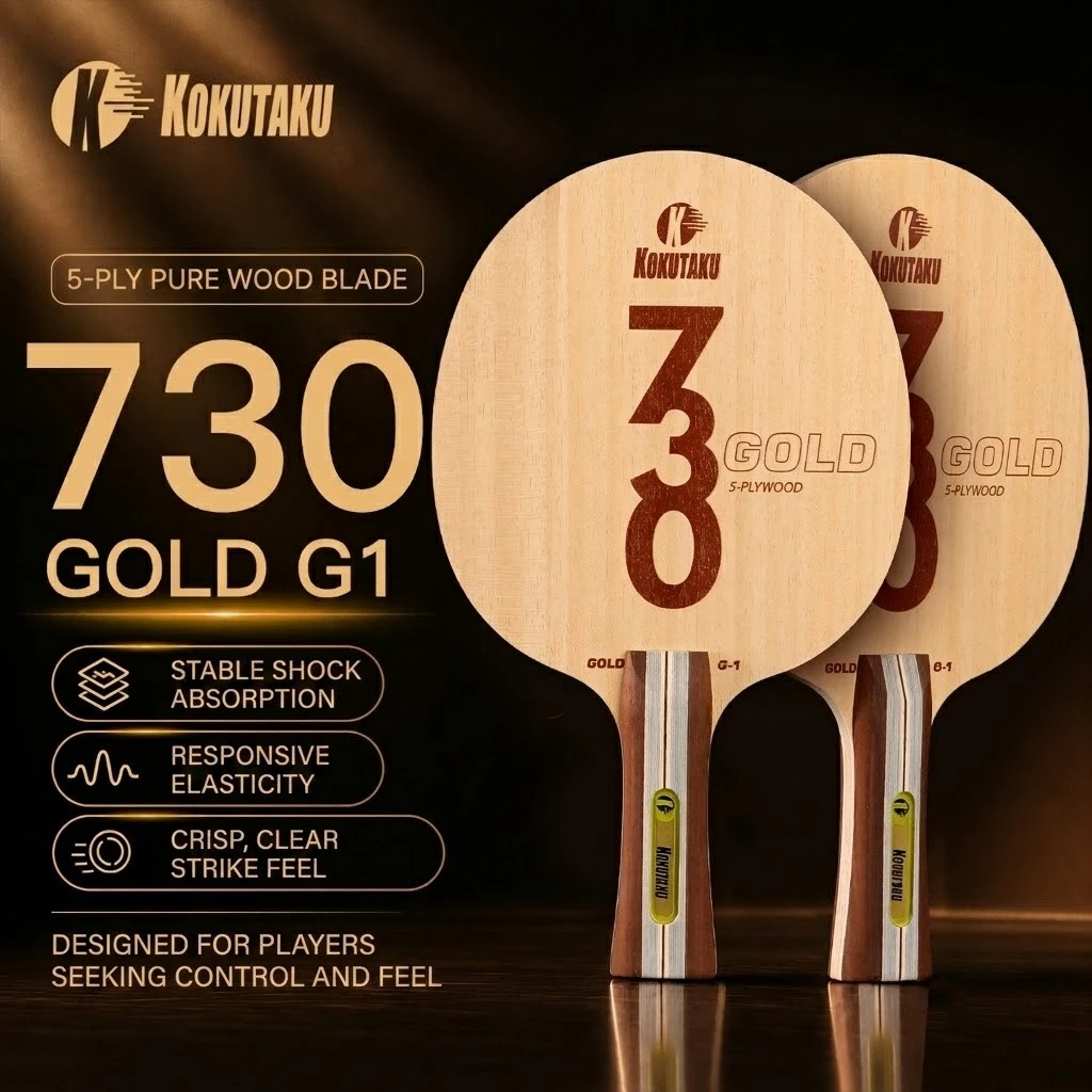 Table Tennis Game - Kokutaku Tafeltennisbat FL 730 G1 5-laags