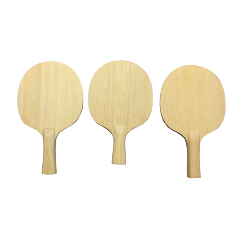Table Tennis Game - Enkellaags Hinoki Massief Houten Tafeltennisbat 8mm