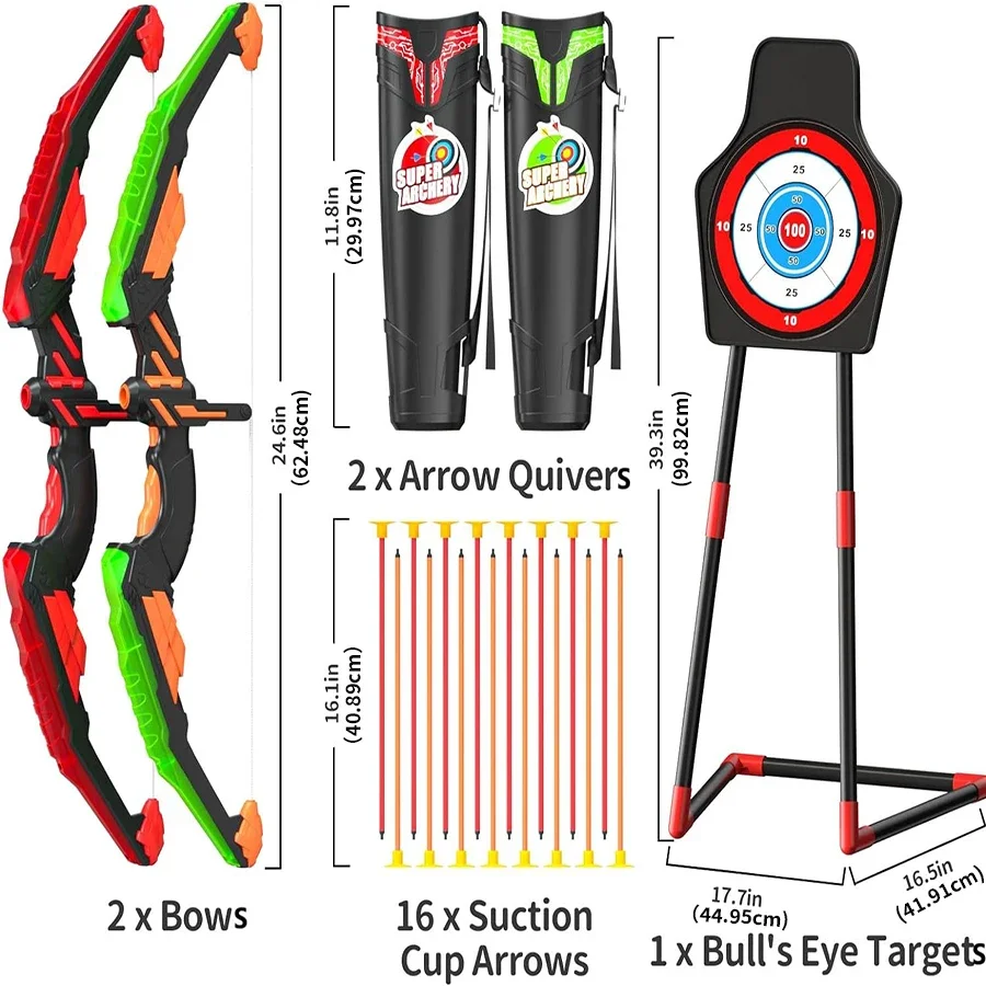 Practice Target Board - MQUDUO Dual Archery oefenset met verlichte