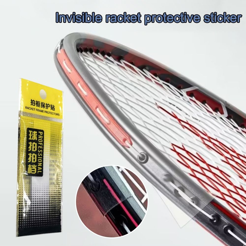 Side Tape Racket - Transparante racketrandtape Zelfklevende onzichtbare rackets Beschermende