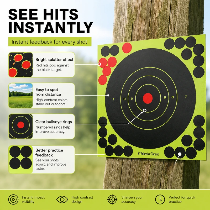 Ronde Bullseye Splatter Doelbl - Practice Target Board recensie en prijs