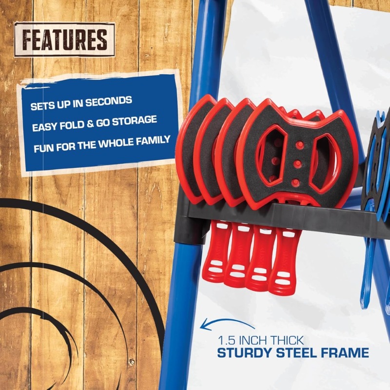 Stalen frame bijl gooien doelb - Practice Target Board recensie en prijs