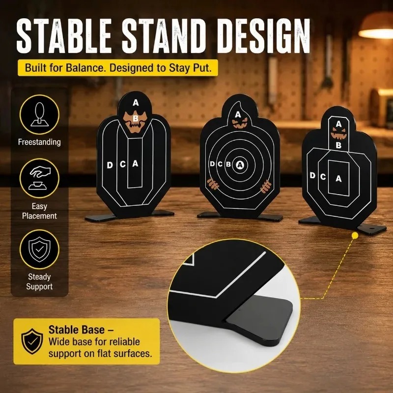 Stevige, zelfstaande metalen o - Practice Target Board recensie en prijs